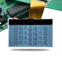 Livraison rapide, écran LCD 12864 FSTN COG rétroéclairage blanc positif SPI 8080 parallèle 128x64 points, module LCD graphique pour radios