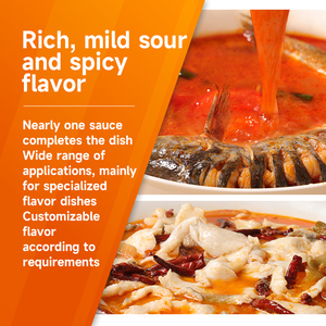 Pâte de soupe aigre-<span class=keywords><strong>épicée</strong></span> rouge Zesty, base de fondue <span class=keywords><strong>épicée</strong></span> au piment fermenté et tomate, pour poisson, bœuf, nouilles de riz, <span class=keywords><strong>sauce</strong></span> de cuisson <span class=keywords><strong>épicée</strong></span> et aigre 880g*6 12 mois - Product Image 3