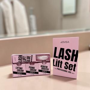 JOVISA Lifting des cils et sourcils à la kératine en liquide et crème, sans odeur, pour une bouclure naturelle, facile à utiliser - Product Image 1