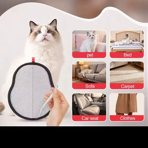 Guante Eléctrico Rojo Elástico de Cinco Dedos para Quitar Pelo de Mascotas, Guante Reutilizable para Limpiar Sofás, Alfombras y Muebles - Product Image 2