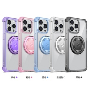 เคสโทรศัพท์กันกระแทกแบบใส หมุนได้ พร้อมแม่เหล็กดูดติดแน่น ป้องกันการตก สำหรับ iPhone 14 15 Pro Max 13 14 16 Plus - Product Image 2