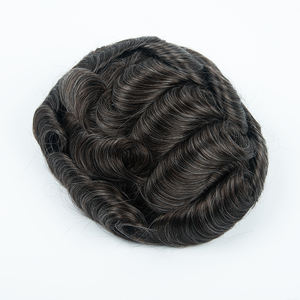 Prótesis Capilar Masculina de Cabello Natural de 0.06mm, Sistema de Reemplazo Capilar para Hombre, Peluca Masculina - Product Image 1