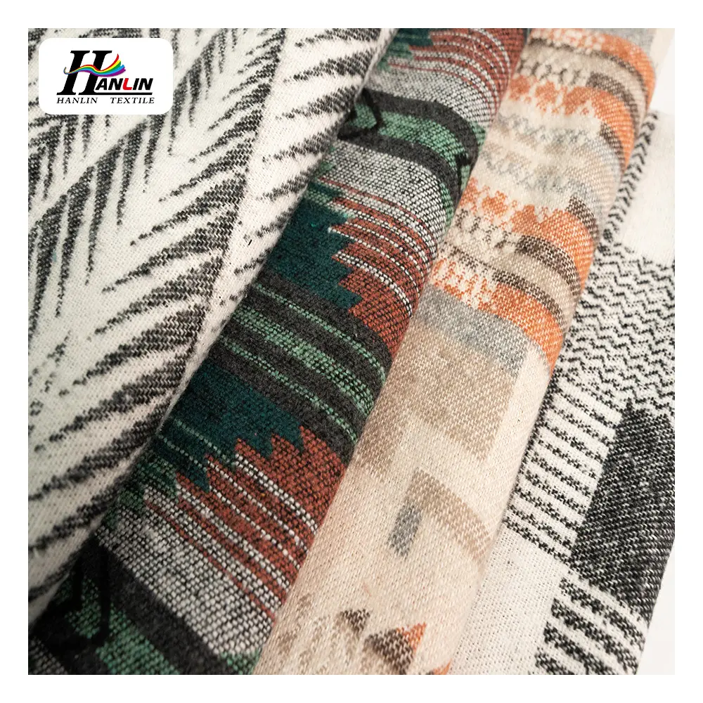 Tecnologia di qualità alla moda tessuto classico jacquard plaid in flanella a quadri in tessuto tweed per tessuti da donna