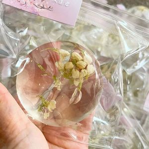 Jasmine Tea <b>Squeeze</b> Toy Popular Style Funny Hand <b>Ball</b> Pinch Relief Slow Rebound Rose & Osmanthus Music <b>Ball</b> - Product Image 4