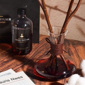 Juego <span class=keywords><strong>de</strong></span> Regalo <span class=keywords><strong>de</strong></span> Difusor <span class=keywords><strong>de</strong></span> Aroma con Varillas <span class=keywords><strong>de</strong></span> Ratán y Aceite Esencial en Botellas <span class=keywords><strong>de</strong></span> Vidrio Hechas a Medida para Invitados <span class=keywords><strong>de</strong></span> Boda - Product Image 1