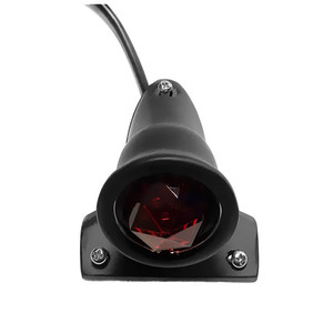Lente roja CROCKER estilo LED helicóptero Bobber de aluminio <span class=keywords><strong>Vintage</strong></span> de la motocicleta Luz de cola para Harley