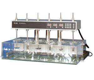 LIYI 8 gemiler 12 gemiler tabletler test ekipmanları cam sepet Lab parçalama <span class=keywords><strong>RC</strong></span>-8 çözünme oranı test cihazı fiyat satılık - Product Image 4