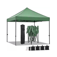 Tente Pixingke 10x10 en tissu Oxford PVC imperméable avec poteaux en aluminium et acier, armature droite, pour camping, événements, gazebo, utilisation en extérieur