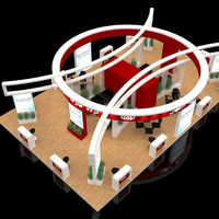Stand de Exhibición Modular Personalizado MEGA Moderno para Ferias de Arte y Eventos