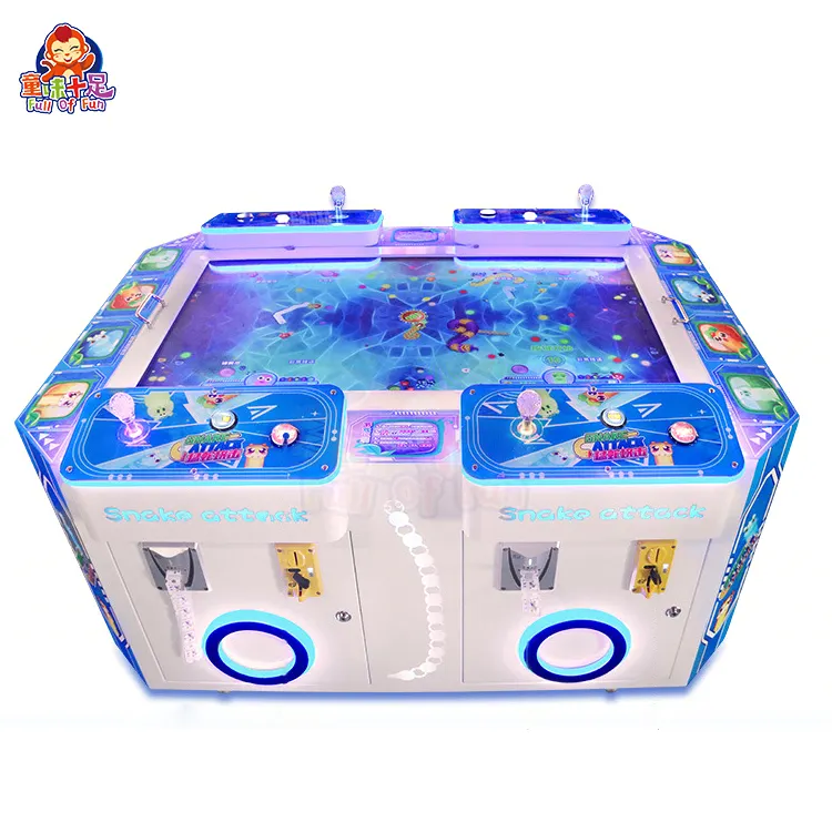 New 4 Peoples Arcade Snake Games Coin Operated Kids Games Machine For Games Center