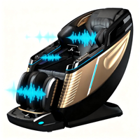 Chaise de massage pliable portable Sonic Wave avec rouleau pour les pieds, spa, pédicure, thérapie thermique, masseur bien-être