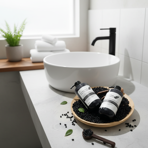 [SOY LAB] Shampooing végétalien biologique aux haricots noirs antipelliculaire pour cuir chevelu gras 500 ml Nourrissant Rafraîchissant Doux et lisse Sain - Product Image 2