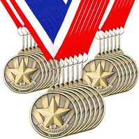 Rubans de cou et médailles d'or pour enfants, étudiants, adultes, pour la remise de diplômes scolaires, la participation aux compétitions, les trophées, les récompenses et les cadeaux