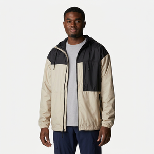 Premium Quality Men's Outdoor Windbreaker Jacket with Stand Collar and Front Logo Breathable Waterproof 2026 WINDBREAK - Product Image 1