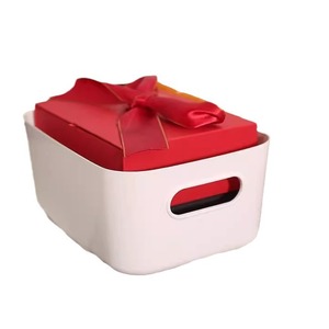 Fuheng <b>Storage</b> <b>Bins</b> <b>Plastic</b> Small Medium Large Size With Handle For Bathroom Kitchen Dormitory Organization - Product Image 3