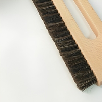 Brosse de nettoyage pour peinture murale, poils en bronze, manche en bois, longueur des poils 1 pouce, diamètre 2 pouces, personnalisable OEM