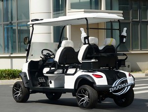 Voiturette de golf électrique camouflage 6 places, véhicule tout-terrain pour excursions panoramiques et services VIP - Product Image 6