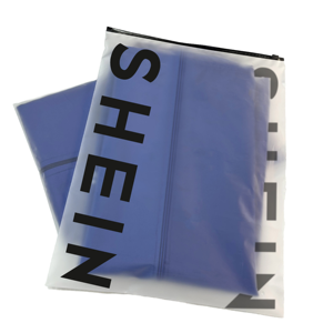 Biểu Tượng Tùy Chỉnh Matte Frosted Có Thể Tái Chế Zip Khó<span class=keywords><strong>a</strong></span> Túi Bao Bì Rõ Ràng Trong Suốt Dây Kéo Túi Cho Quần Áo Vớ Giày - Product Image 4