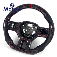 Volant personnalisé en fibre de carbone forgée rouge pour Dodge RAM 1500 TRX SLT SRT 2500 3500 4500 2010-2017