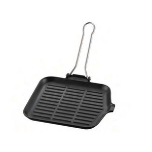 Ilsa Bistecchiera Ghisa Smaltata C <b>Handled</b> Pieghevole 24 x 24 cm Catering Supplies Wholesale Restaurant Supplies - Product Image 1