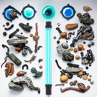 Lampe submersible bactéricide UV en verre, écologique, pour bassin à poissons, aquarium, désinfection, purificateur d'algues, eau, 220v, salon, chambre