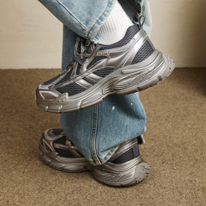 Nouvelle Collection 2025 – Baskets Chunky Homme Inspirées de Paris, Tendance, Décontractées, Sportives, Luxe Léger, Rehaussantes, Style Papa, Tige en PU - Product Image 1