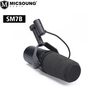 SM7B Vocal Microfone Dinâmico Profissional Gravação Estúdio Equipamento Para Gaming Live Streaming Vlogging Broadcasting