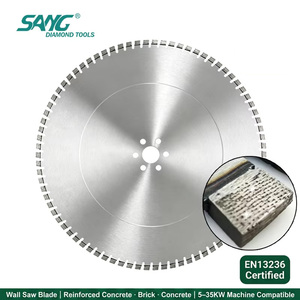 Disco de corte de diamante soldado con láser Arix de alta velocidad SANG de 800 mm, 1200 mm, 32 pulgadas para máquinas de corte de pared, para cortar hormigón reforzado - Product Image 1