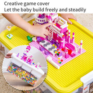 Caja de Almacenamiento Portátil Multiusos <span class=keywords><strong>para</strong></span> Bloques de Construcción, Organizador Modular <span class=keywords><strong>para</strong></span> <span class=keywords><strong>Juguetes</strong></span> y Papelería - Product Image 4