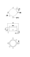 Module de capteur de gaz d'alcool électrochimique Ze30-C2H5OH, détecteur multi-gaz pour l'industrie pétrolière et gazière