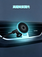 Support magnétique pour téléphone portable avec chargeur sans fil pour sortie d'air de voiture en ABS