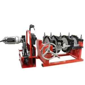 Máquina de solda a fuso hidráulica de tubo de 180-500mm, fabricante de boa qualidade, máquina de solda a frio