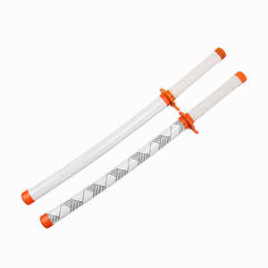 Hot Demon Slayer <span class=keywords><strong>Rengoku</strong></span> Kyoujurou Kidults Jeu de Rôle En Bois Anime Prop Court Mini <span class=keywords><strong>Katana</strong></span> Jouet Épées pour Cosplay Garçons Filles - Product Image 3