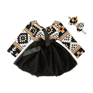Wholesale Trendy Fine Workmanship Design New Born Girls Clothes Baby's Boutique Dress Layette Toddler Gift Sets