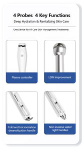Dispositivo Facciale 4-in-1 Hydra Beauty con Pistola per Mesoterapia Senza Aghi per Ringiovanimento e Sbiancamento della Pelle - Product Image 4