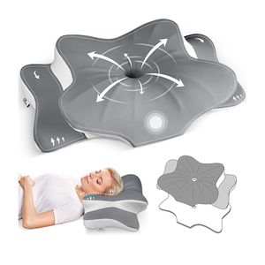 Oreiller orthopédique ergonomique de soutien du cou Oreiller en mousse à mémoire de forme Oreiller cervical pour le soulagement de la douleur au cou