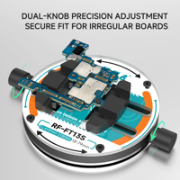 RF4 FT13S Universeller Rotierender Leiterplattenhalter Handy-Motherboard-Reparaturvorrichtung Verstellbare IC-Chip BGA Löt-Klemmwerkzeug