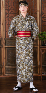 2025 Offre Spéciale hommes <span class=keywords><strong>japonais</strong></span> <span class=keywords><strong>traditionnel</strong></span> <span class=keywords><strong>Kimono</strong></span> Robe à manches longues Spa peignoir facile à porter Yukata vêtements de nuit - Product Image 3