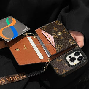 Bán buôn <span class=keywords><strong>New</strong></span> thiết kế sang trọng chains Wallet trường hợp điện thoại cho <span class=keywords><strong>Iphone</strong></span> 17 Pro Max bảo vệ điện thoại Bìa 16 15 14 13 dây đeo trường hợp - Product Image 5