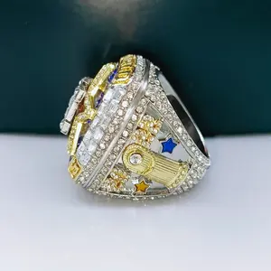 2022 Houston Astros Basketball Championship Rings Bijoux en alliage plaqué or rose - Product Image 2