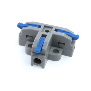 Conector de cable tipo T de 3 <span class=keywords><strong>v</strong></span>ías al por mayor de fábrica, certificado CE, 32A 250V, bloque de terminales de empalme rápido, precio a granel para energía - Product Image 3