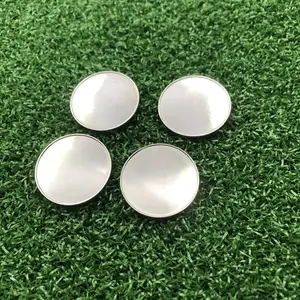 Acessórios de golfe em branco de 25mm, metal, bolas a granel, golf, marcador