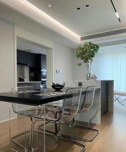 Juego de Muebles de Cocina Personalizados Gratis, Muebles de Cocina Modernos con Encimera de Mármol, Fregadero Integrado y Mesa de Isla - Product Image 5