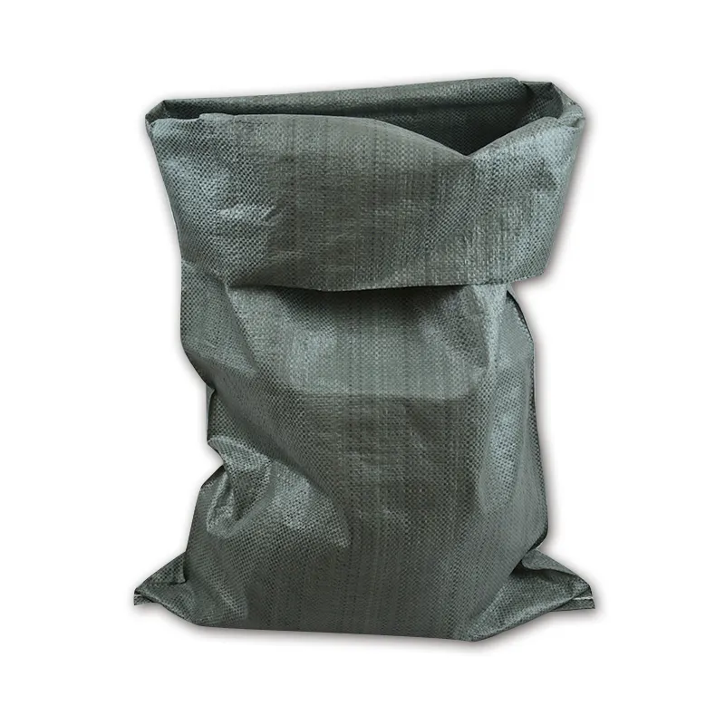 Bags And Sacks Grey Color Russia Garbage PP Woven Big Bags Sacks For Building Material