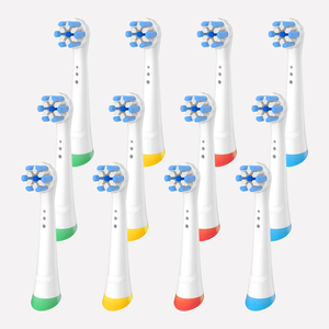 Têtes de <span class=keywords><strong>brosse</strong></span> de rechange compatibles OEM iO pour les séries 2 3 4 5 6 7 8 9 10, poils moyennement doux, soin des gencives sensibles, blanc - Product Image 1