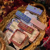 Bloc-notes Gilding Three-share Package Rose Retro Notes Message Diary Paper