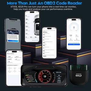 Xtool Ad20 Pro OBD2 Máy Quét Không Dây Bt Xe Công Cụ Chẩn Đoán Với Tất Cả Các Hệ Thống Quét Mã Reader Rõ Ràng Dầu Thiết Lập Lại Cho Iphone Android - Product Image 5