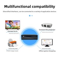 Terminal Cloud Tanpa Kertas untuk Kontrol Industri, Workstation dengan CPU I5 12400, Port Ethernet Gigabit Ganda, Komputer Mini untuk Kantor Rumah