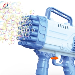 Pistola De Burbujas eléctrica automática, soplador De Burbujas De cohete, máquina De Burbujas Bazooka De 32 agujeros, colorida - Product Image 4
