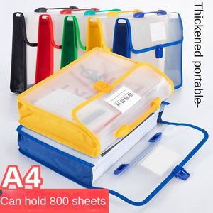 Large Capacity A4 Portable <b>Document</b> Pouch Office Student Test Paper Book Storage Bag Pvc Organizer Envelope File <b>Folder</b> - Product Image 1